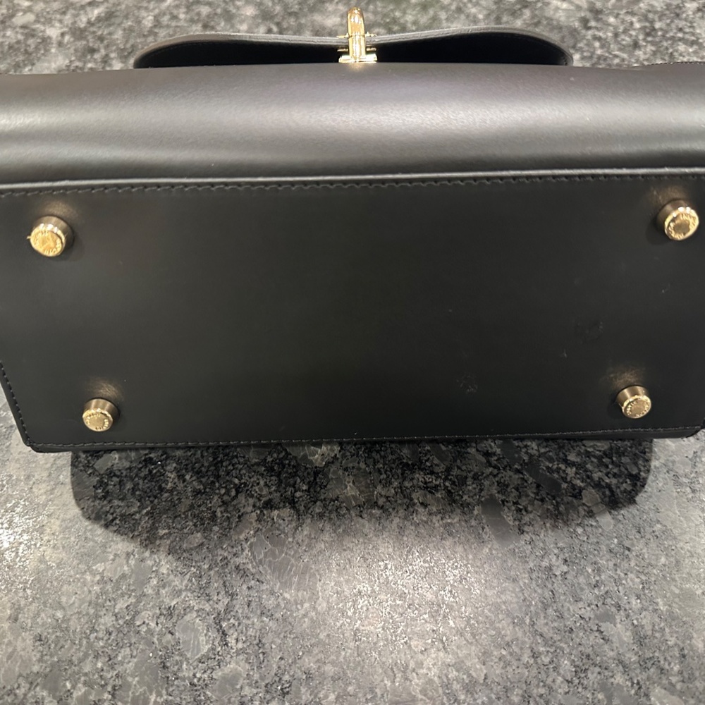 New Gianni Notaro Carol J Black Handbag with removable strap - Picture 3 of 16